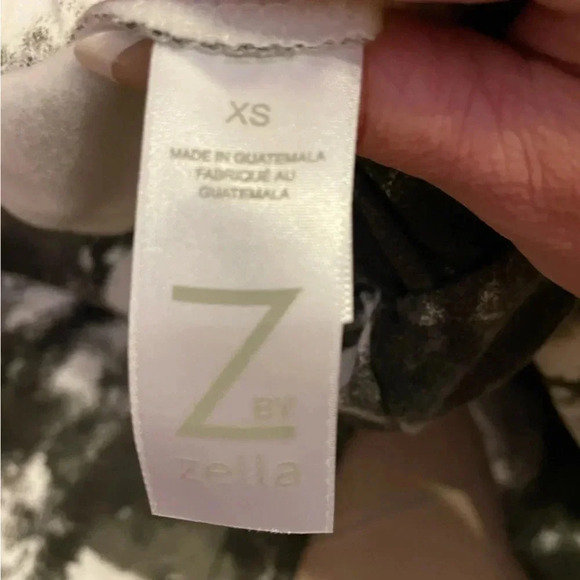 ZELLA BLACK AND WHITE TIE DYE JOGGER SWEATPANTS SIZE XTRA SMALL - Picture 6 of 13